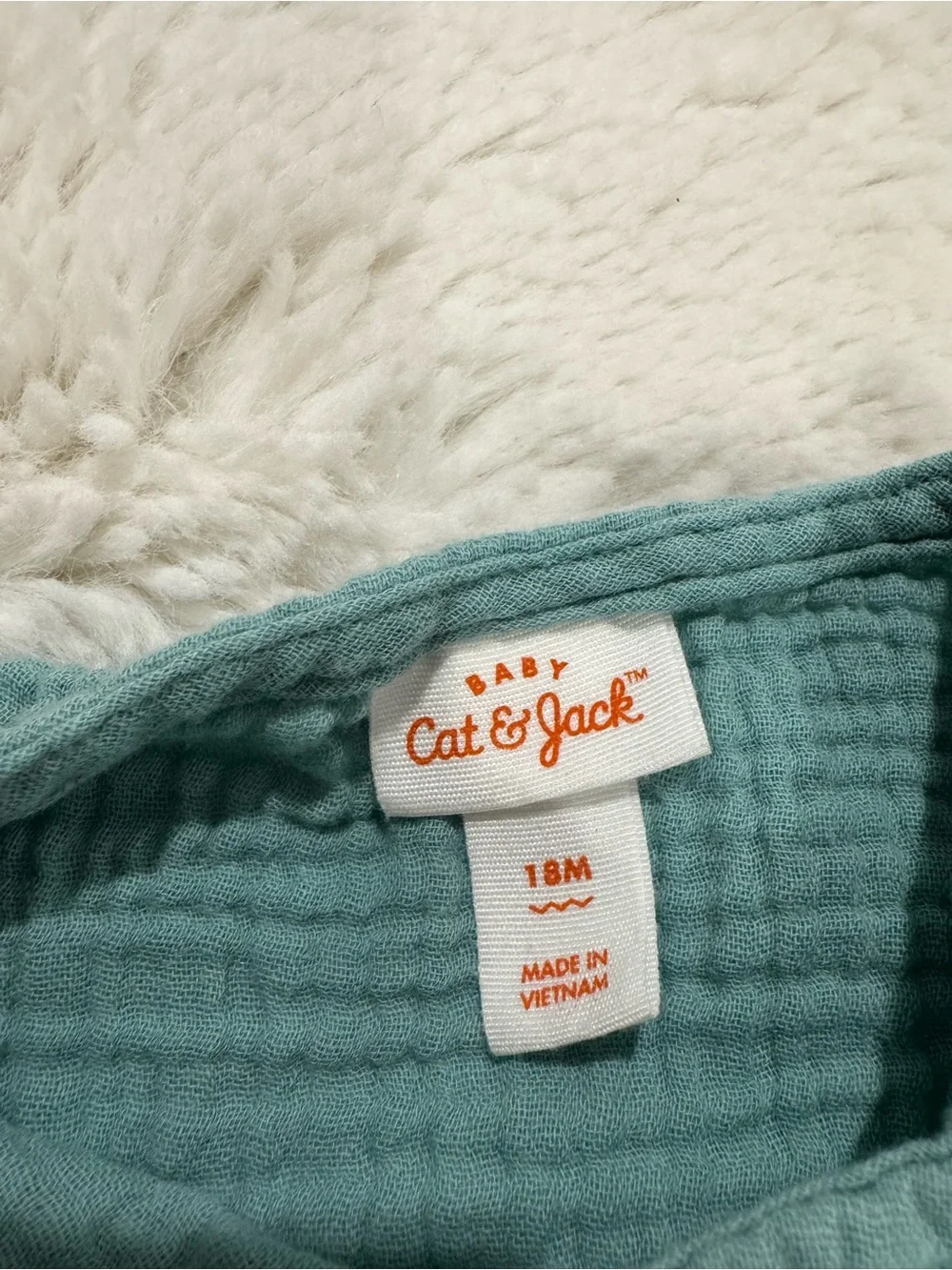 Cat & Jack Seafoam Top and Navy Shorts Two-Piece Set